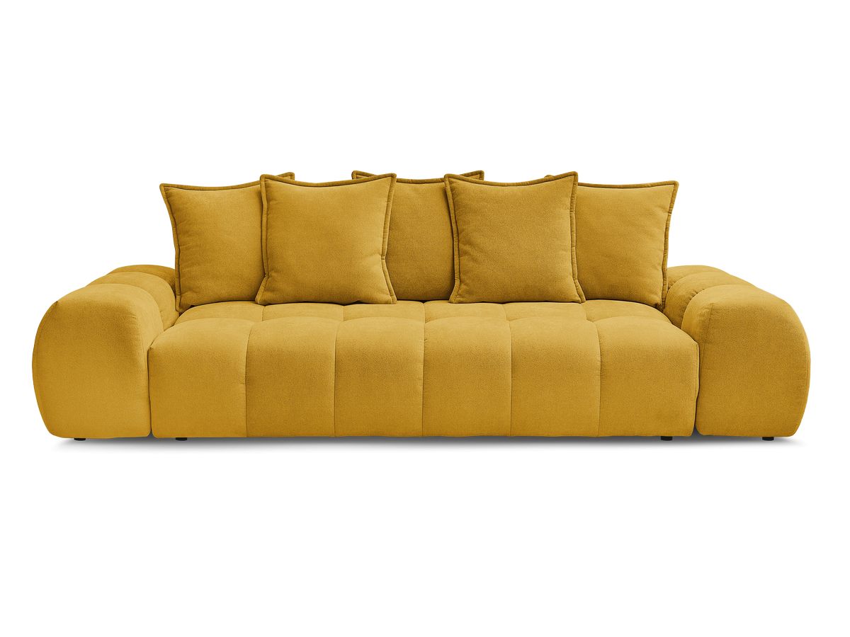 Canapé droit convertible coffre EVEREST tissu texturé