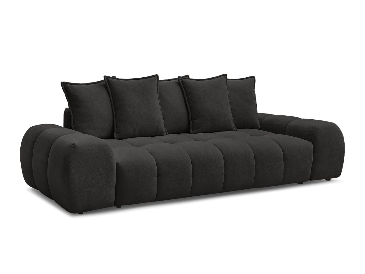 Canapé droit convertible coffre EVEREST tissu texturé
