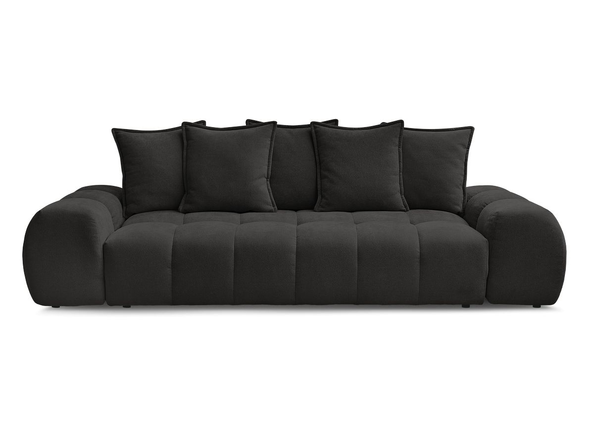 Canapé droit convertible coffre EVEREST tissu texturé