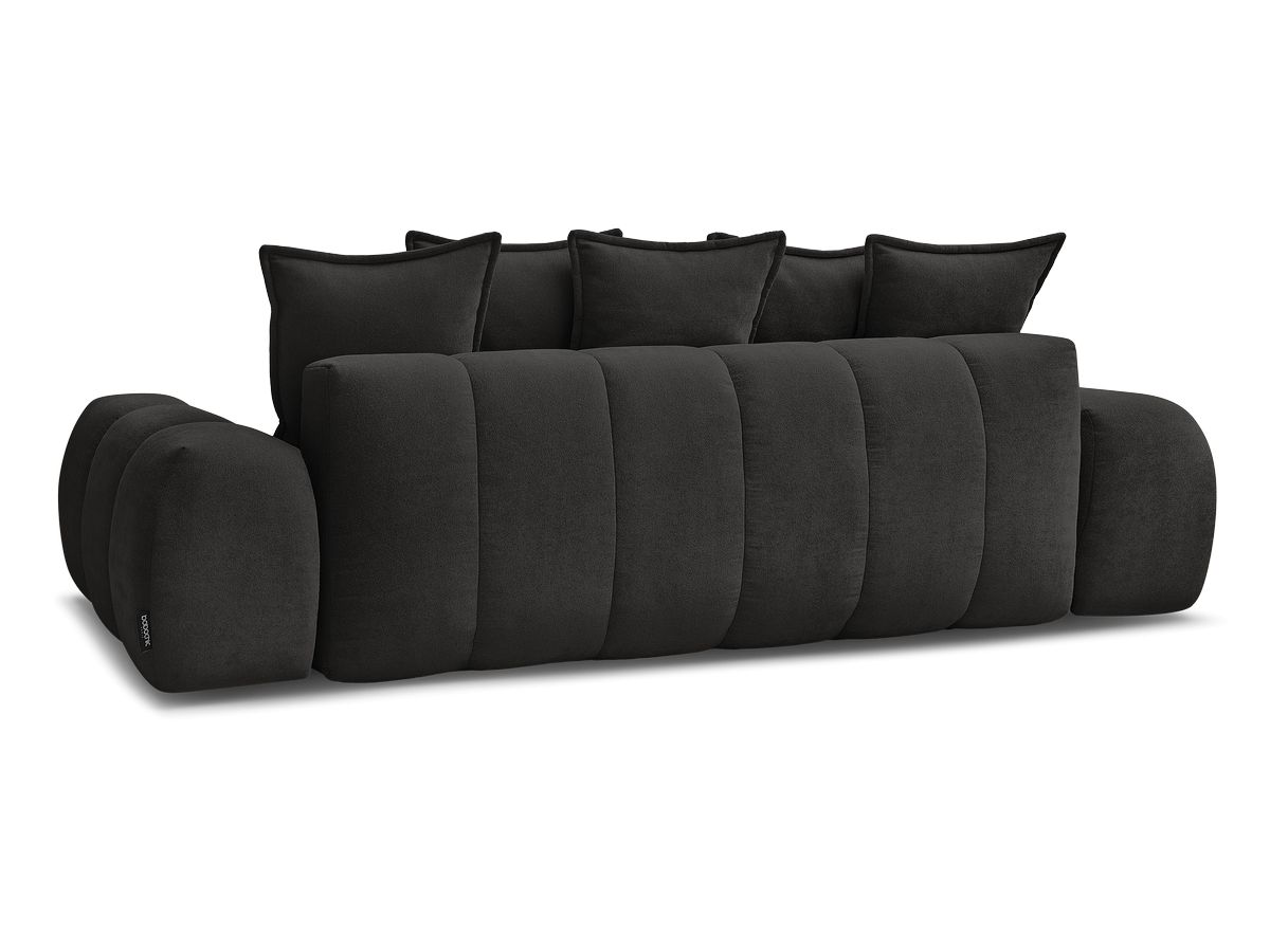 Canapé droit convertible coffre EVEREST tissu texturé