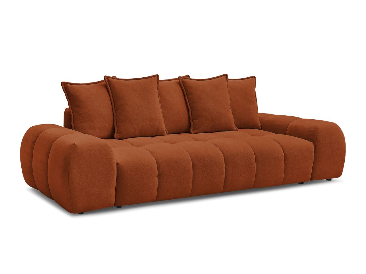 Canapé droit convertible coffre EVEREST tissu texturé