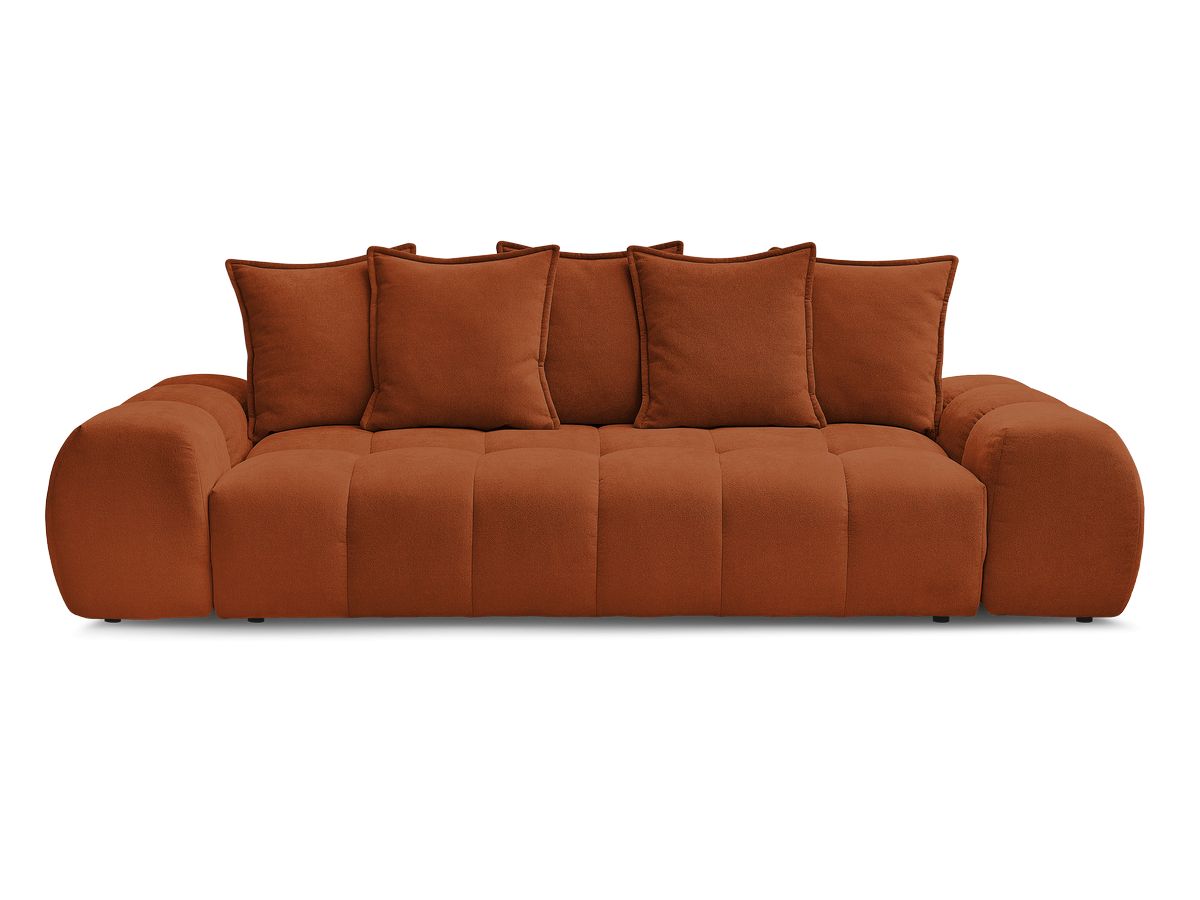Canapé droit convertible coffre EVEREST tissu texturé