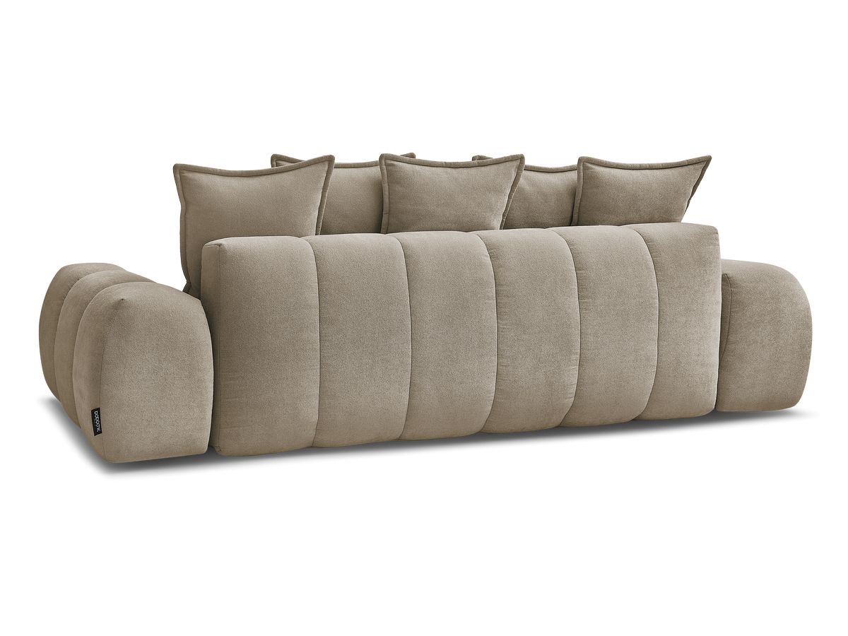 Canapé droit convertible coffre EVEREST tissu texturé
