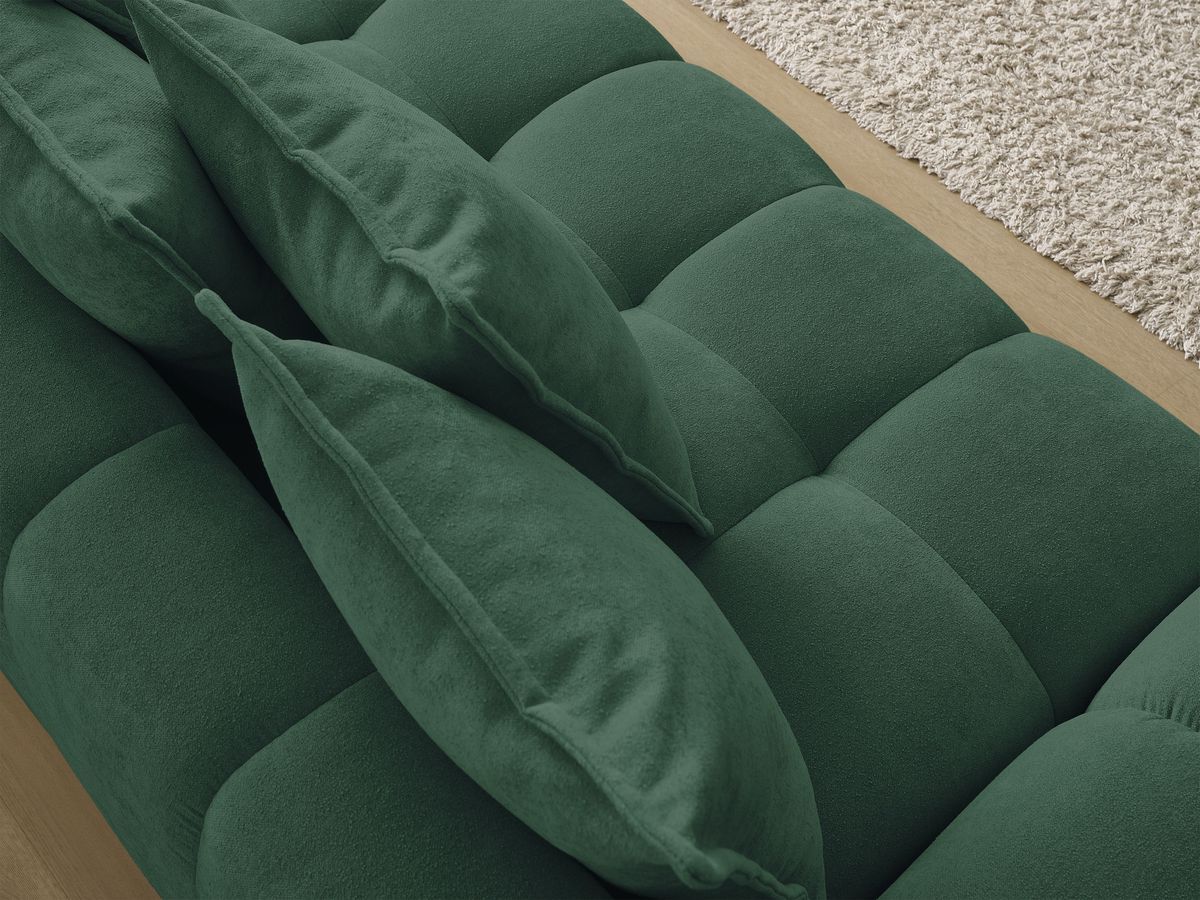 Canapé droit convertible coffre EVEREST tissu texturé