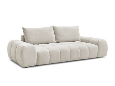 Canapé droit convertible coffre EVEREST tissu texturé
