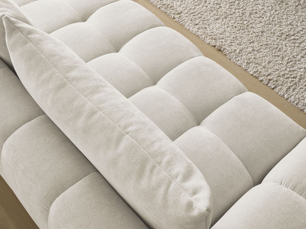 Canapé droit convertible coffre EVEREST tissu texturé