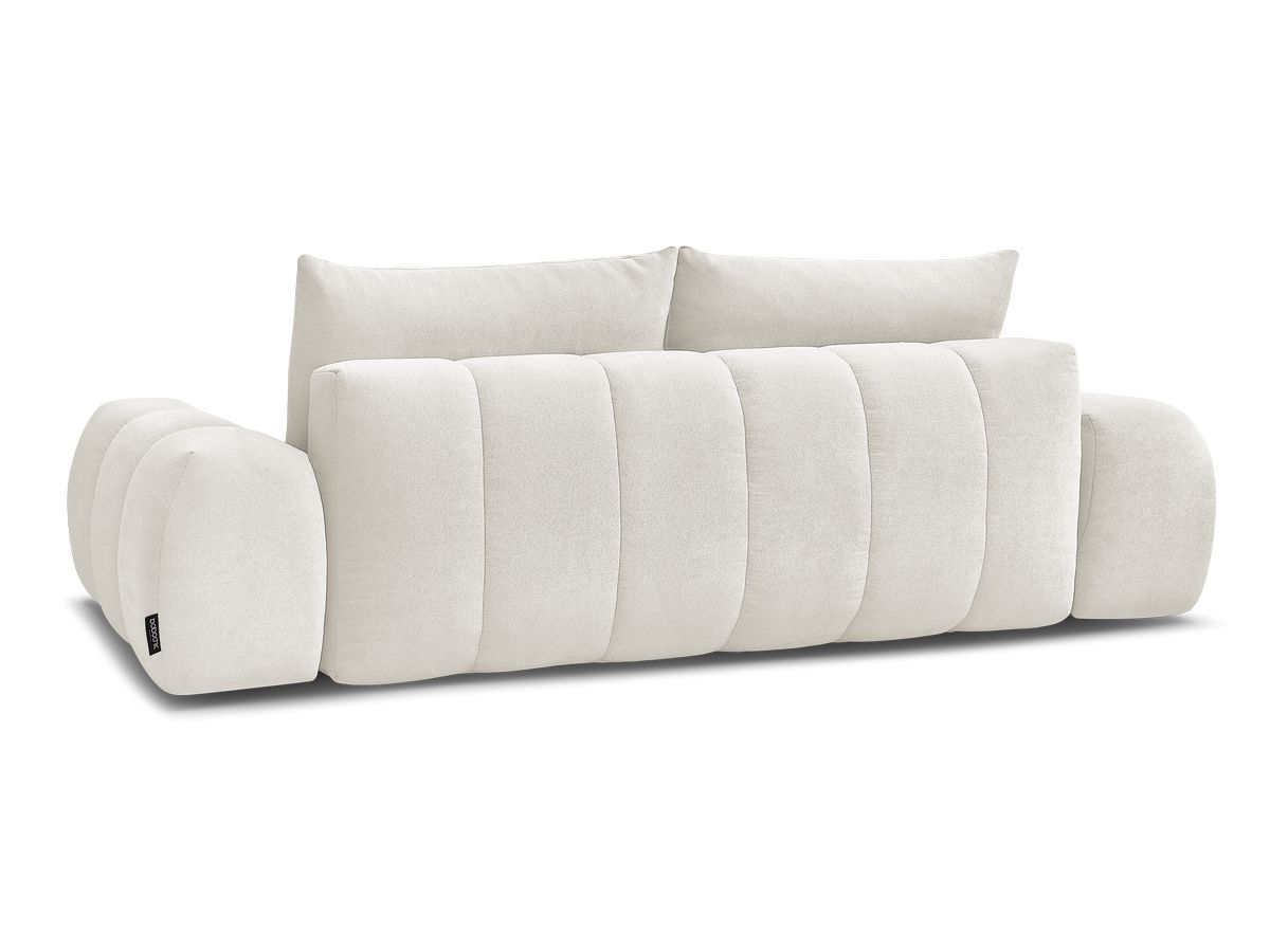 Canapé droit convertible coffre EVEREST tissu texturé