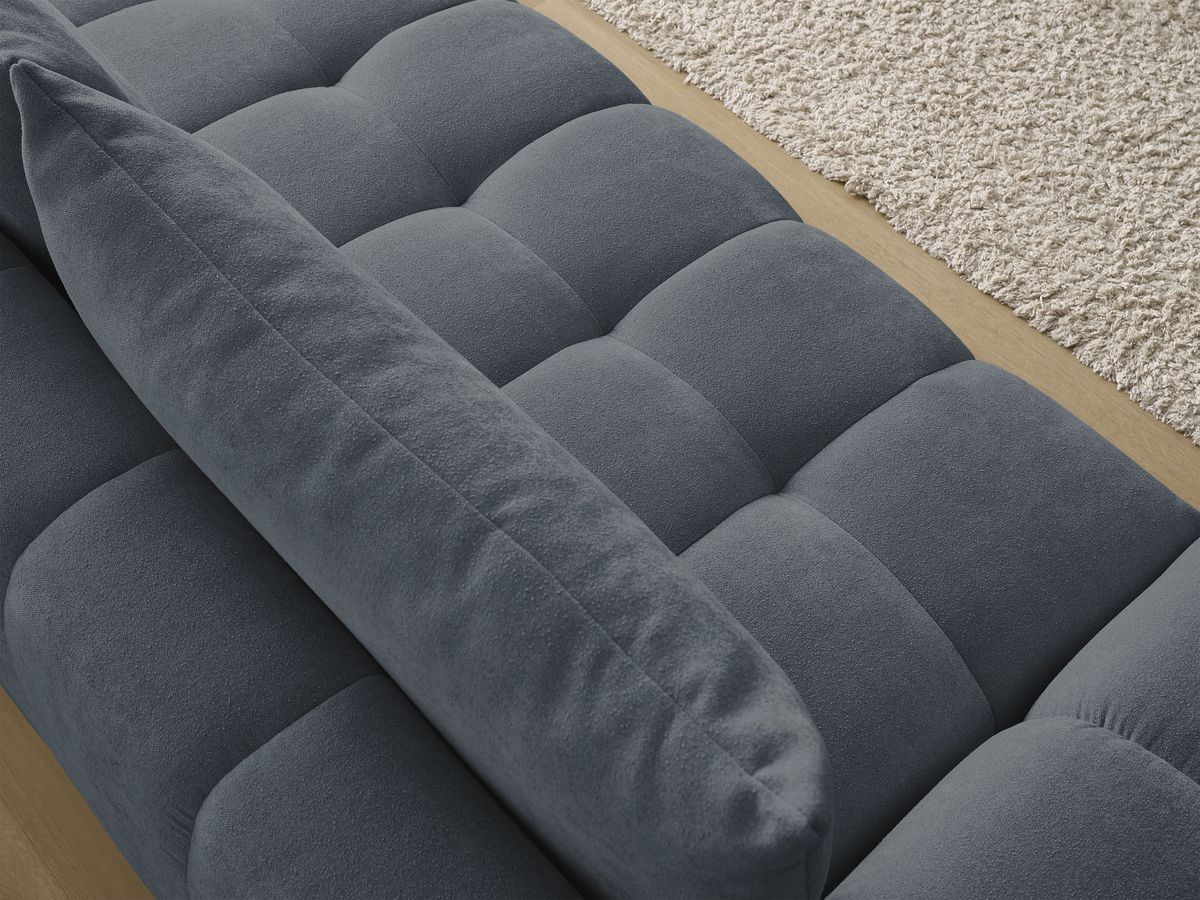 Canapé droit convertible coffre EVEREST tissu texturé