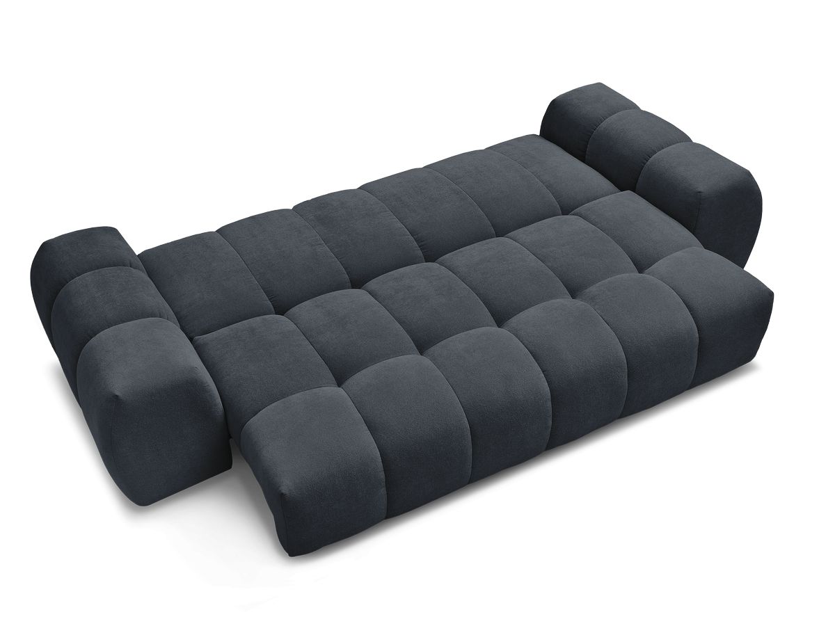 Canapé droit convertible coffre EVEREST tissu texturé