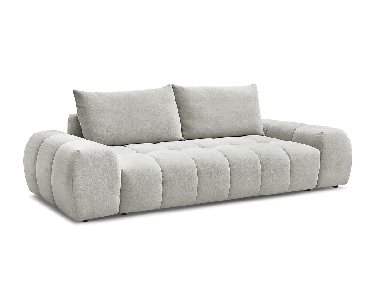 Canapé droit convertible coffre EVEREST tissu texturé