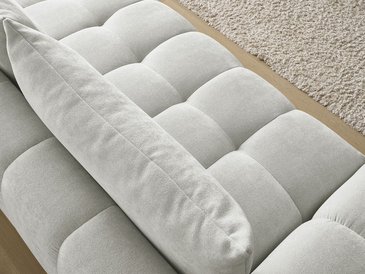 Canapé droit convertible coffre EVEREST tissu texturé