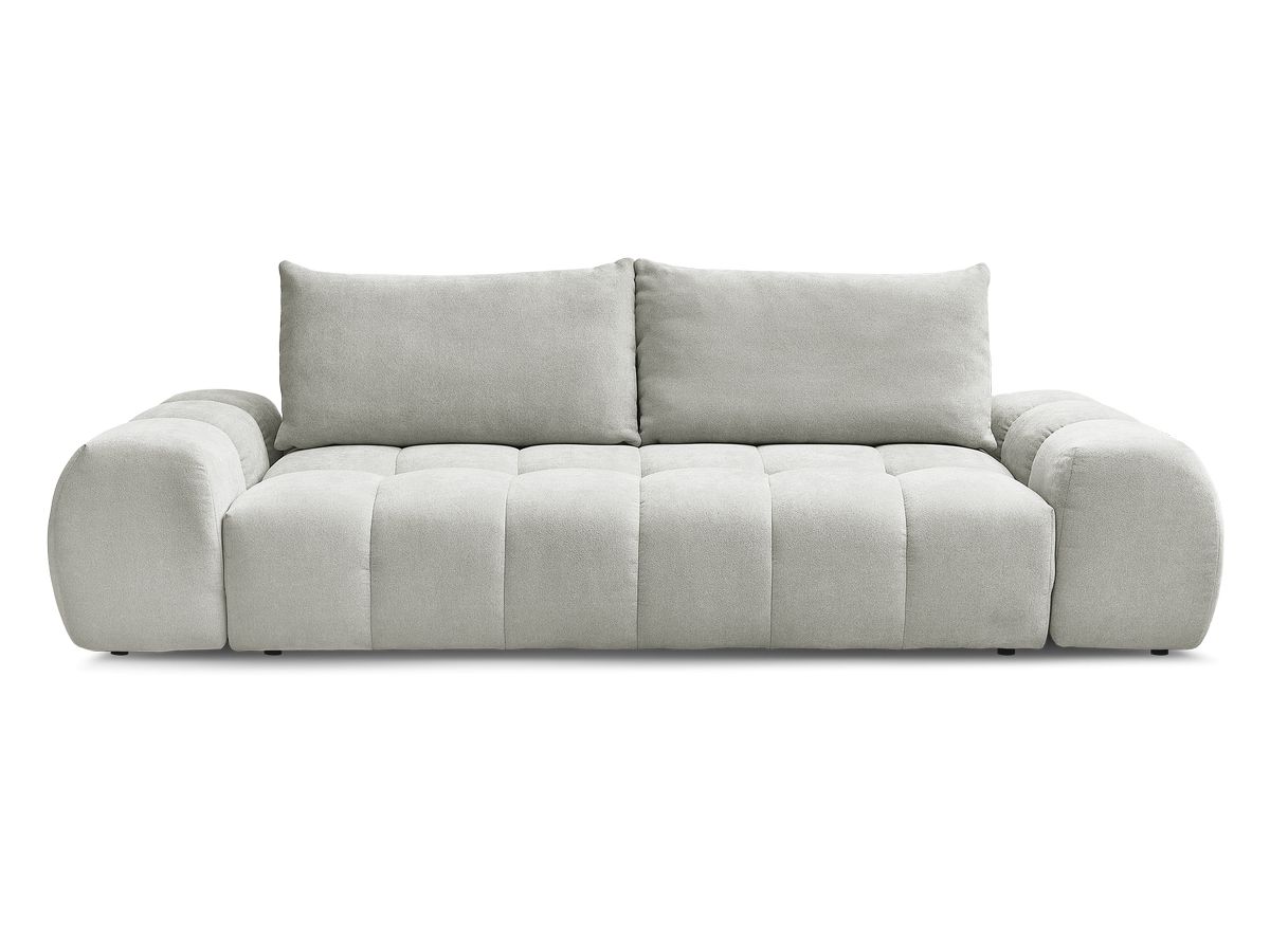 Canapé droit convertible coffre EVEREST tissu texturé
