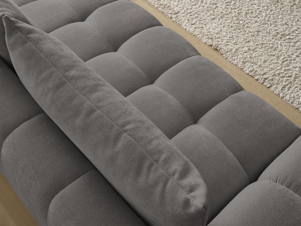 Canapé droit convertible coffre EVEREST tissu texturé
