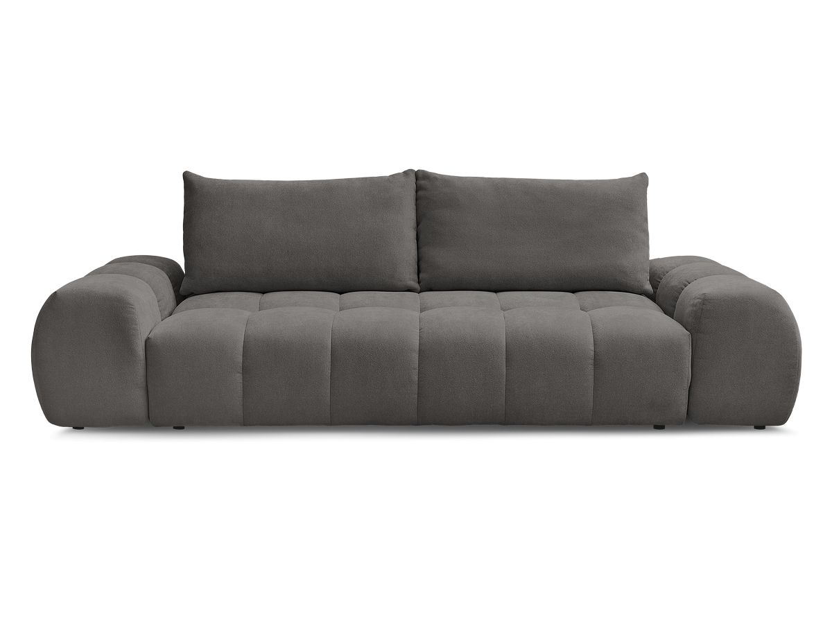 Canapé droit convertible coffre EVEREST tissu texturé