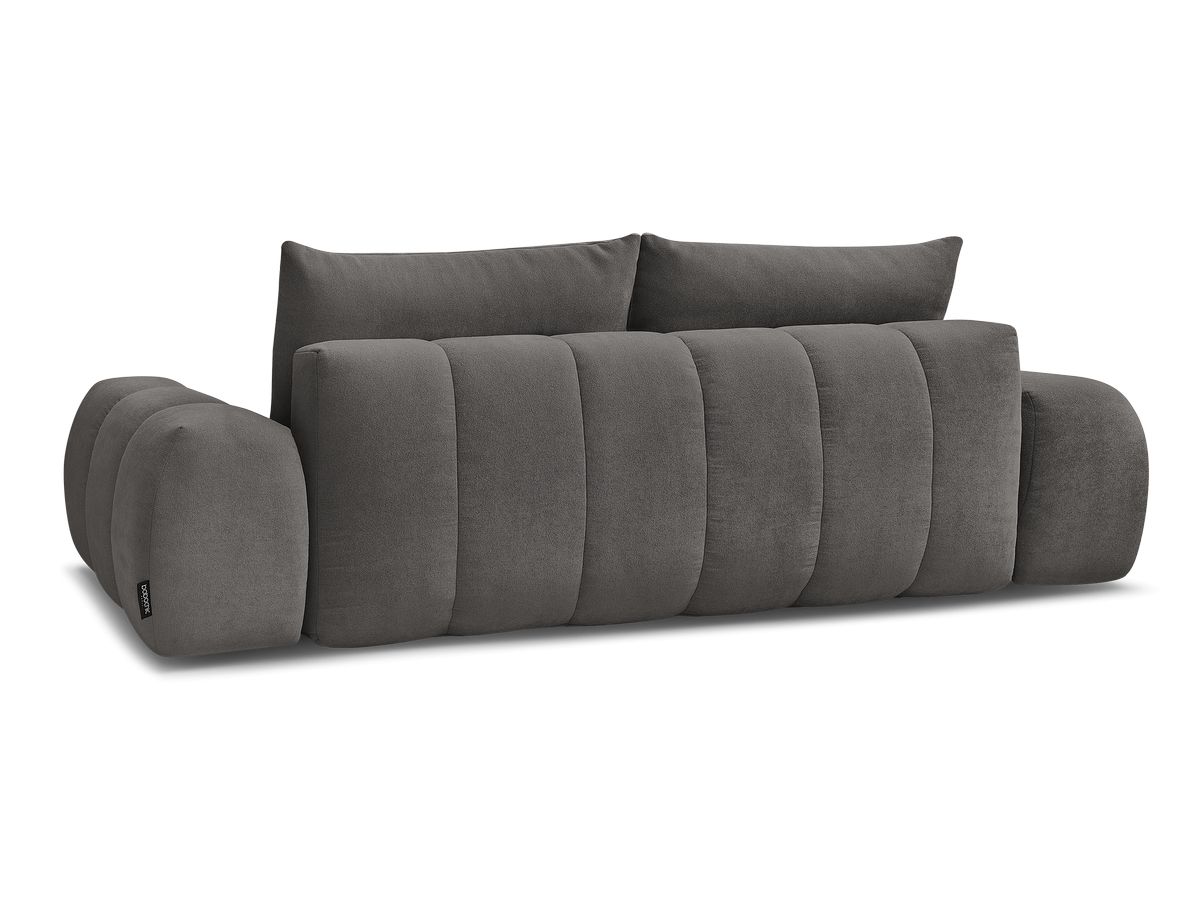 Canapé droit convertible coffre EVEREST tissu texturé