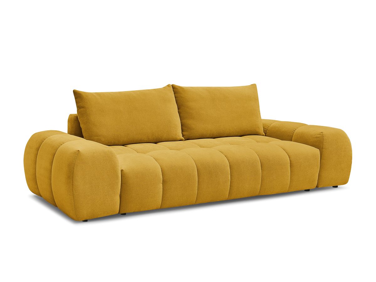 Canapé droit convertible coffre EVEREST tissu texturé