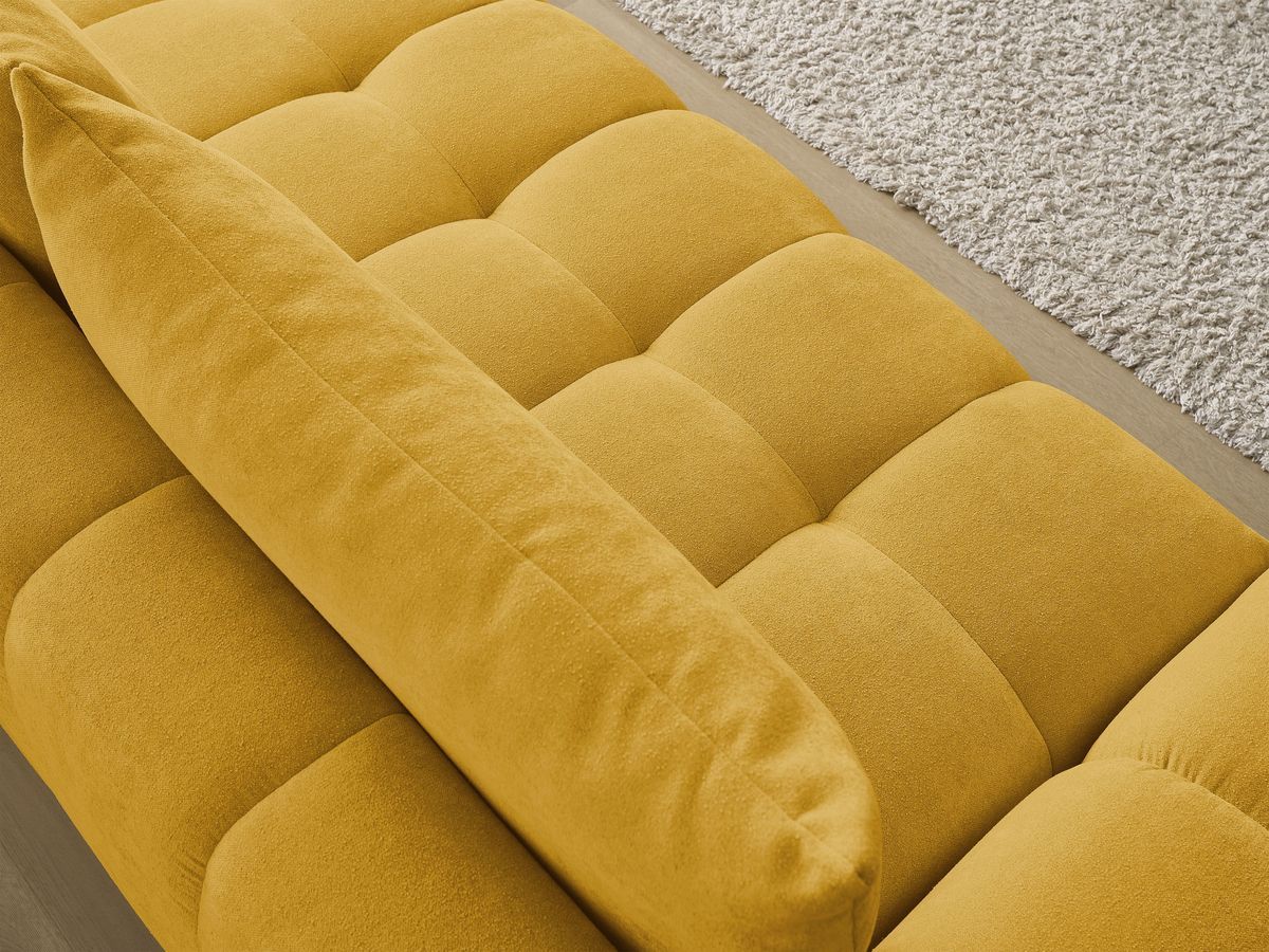 Canapé droit convertible coffre EVEREST tissu texturé