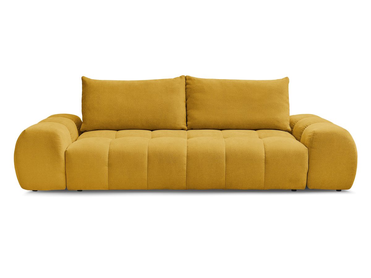 Canapé droit convertible coffre EVEREST tissu texturé