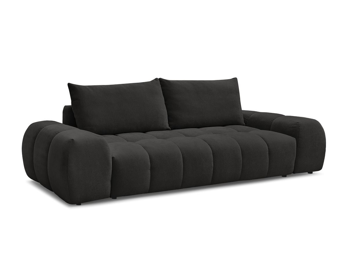 Canapé droit convertible coffre EVEREST tissu texturé