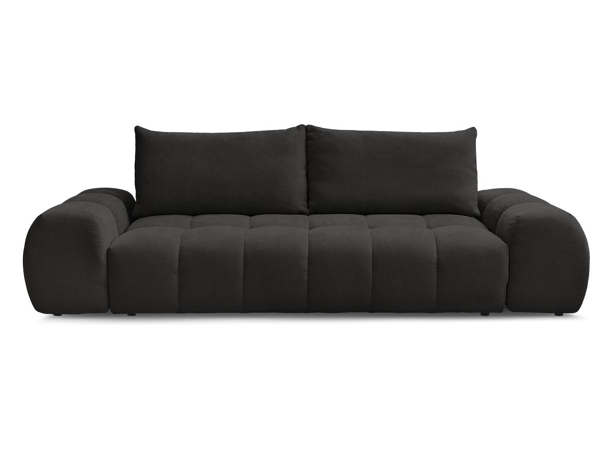 Canapé droit convertible coffre EVEREST tissu texturé