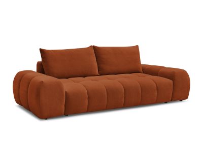 Canapé droit convertible coffre EVEREST tissu texturé