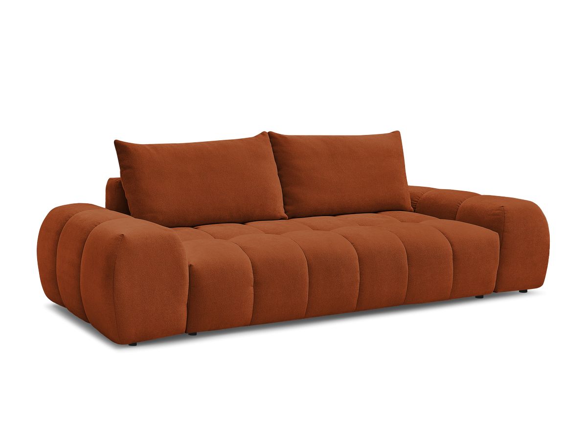 Canapé droit convertible coffre EVEREST tissu texturé