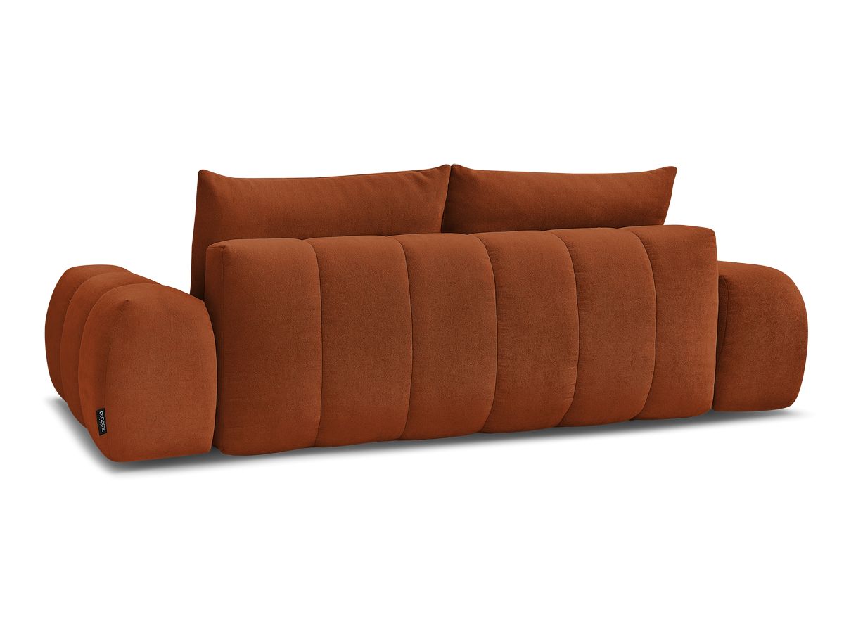 Canapé droit convertible coffre EVEREST tissu texturé