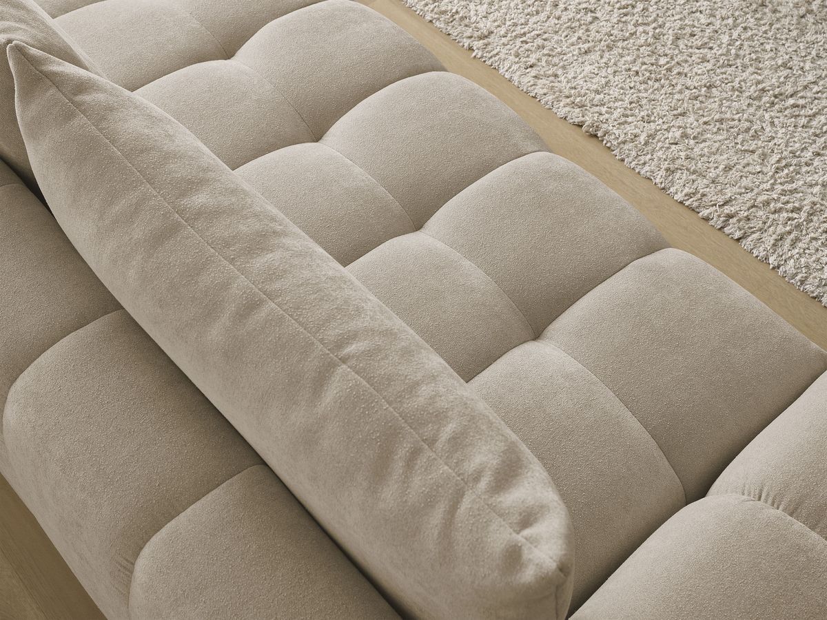 Canapé droit convertible coffre EVEREST tissu texturé