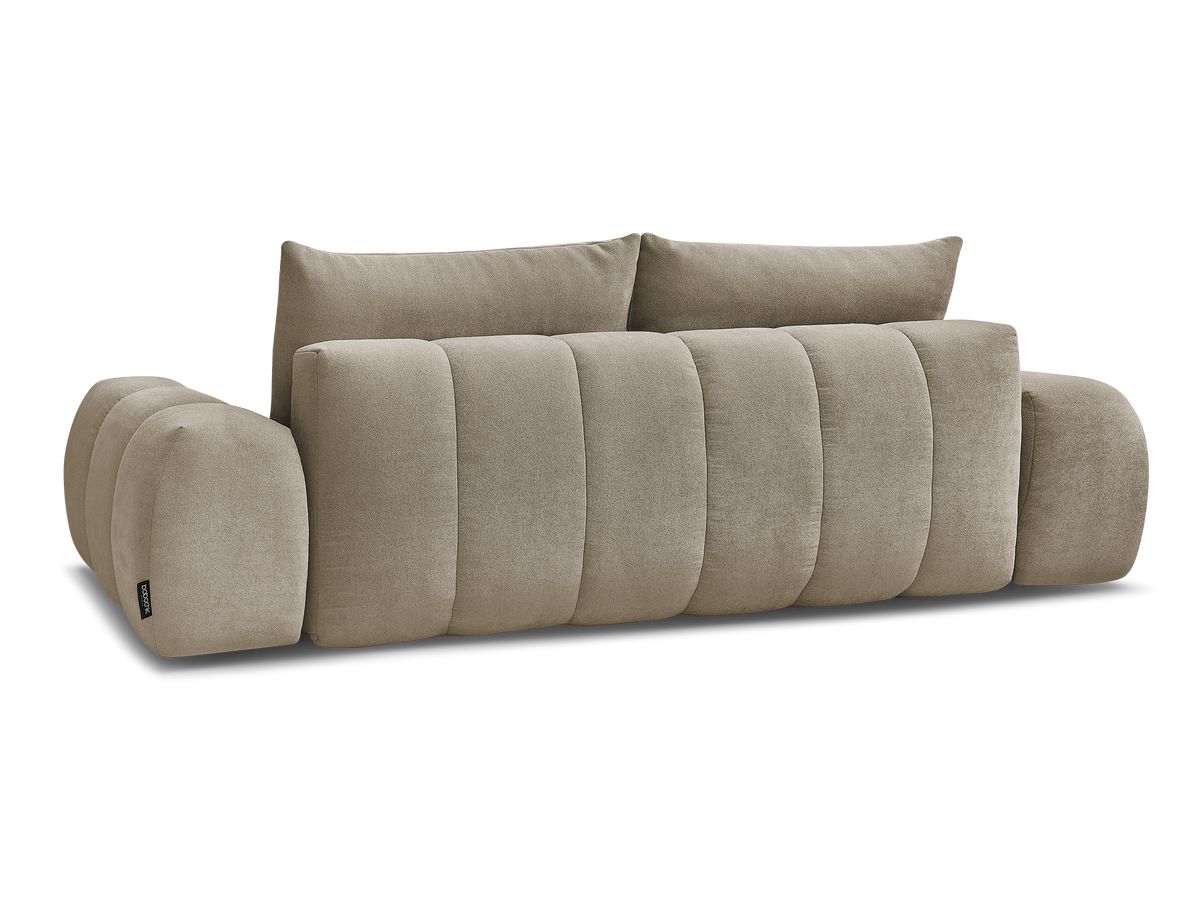 Canapé droit convertible coffre EVEREST tissu texturé