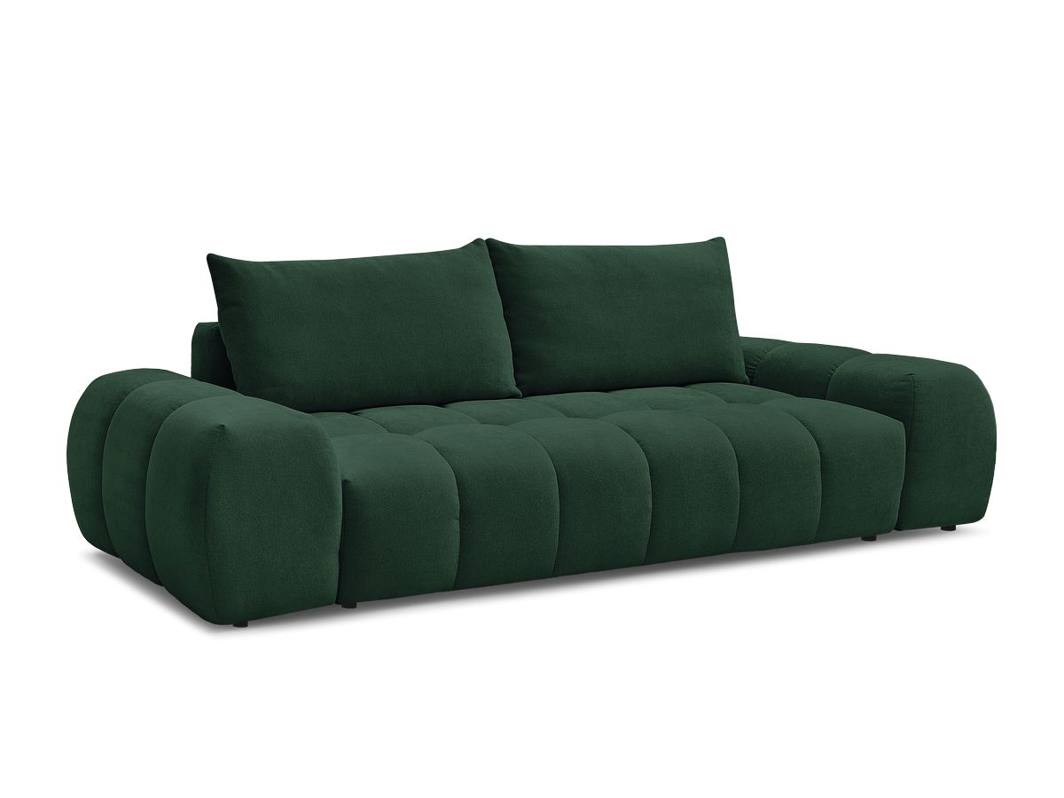 Canapé droit convertible coffre EVEREST tissu texturé