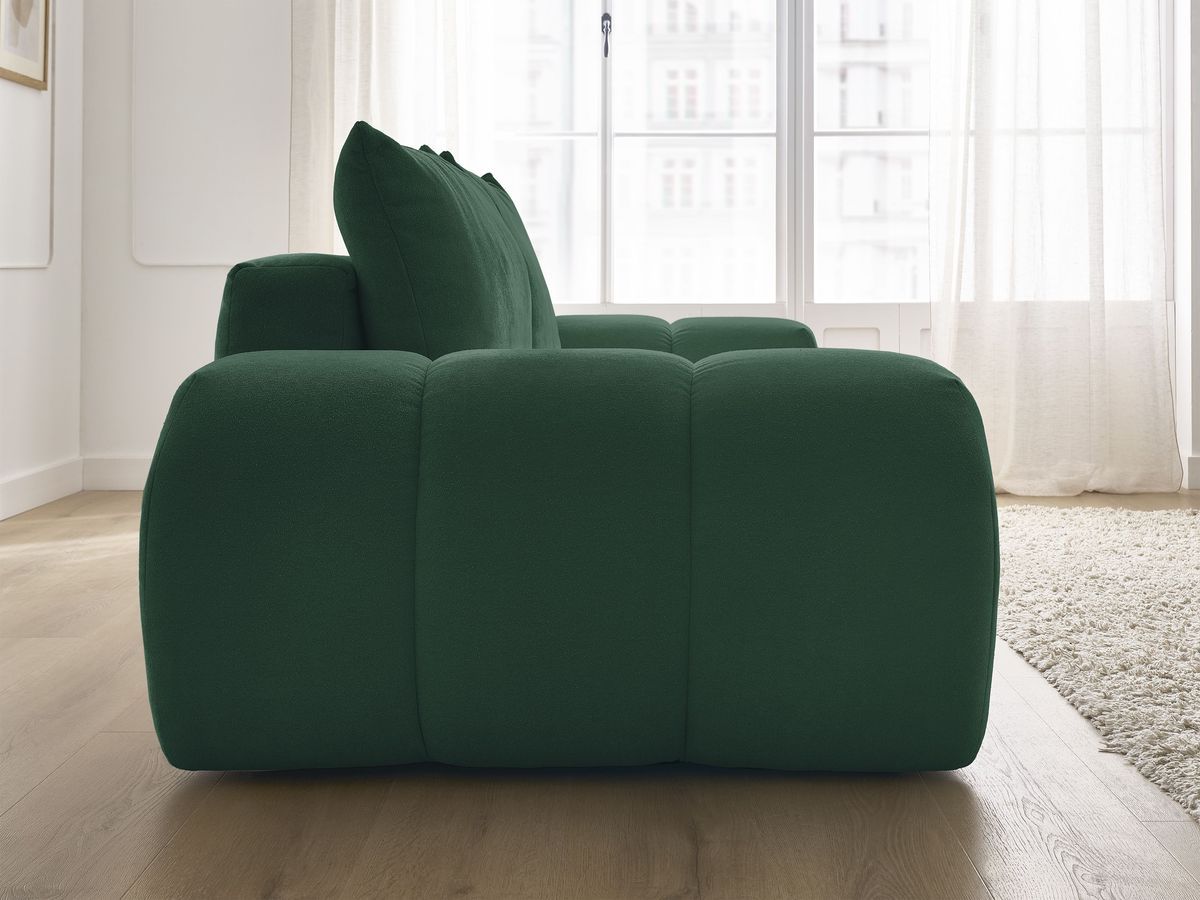 Canapé droit convertible coffre EVEREST tissu texturé