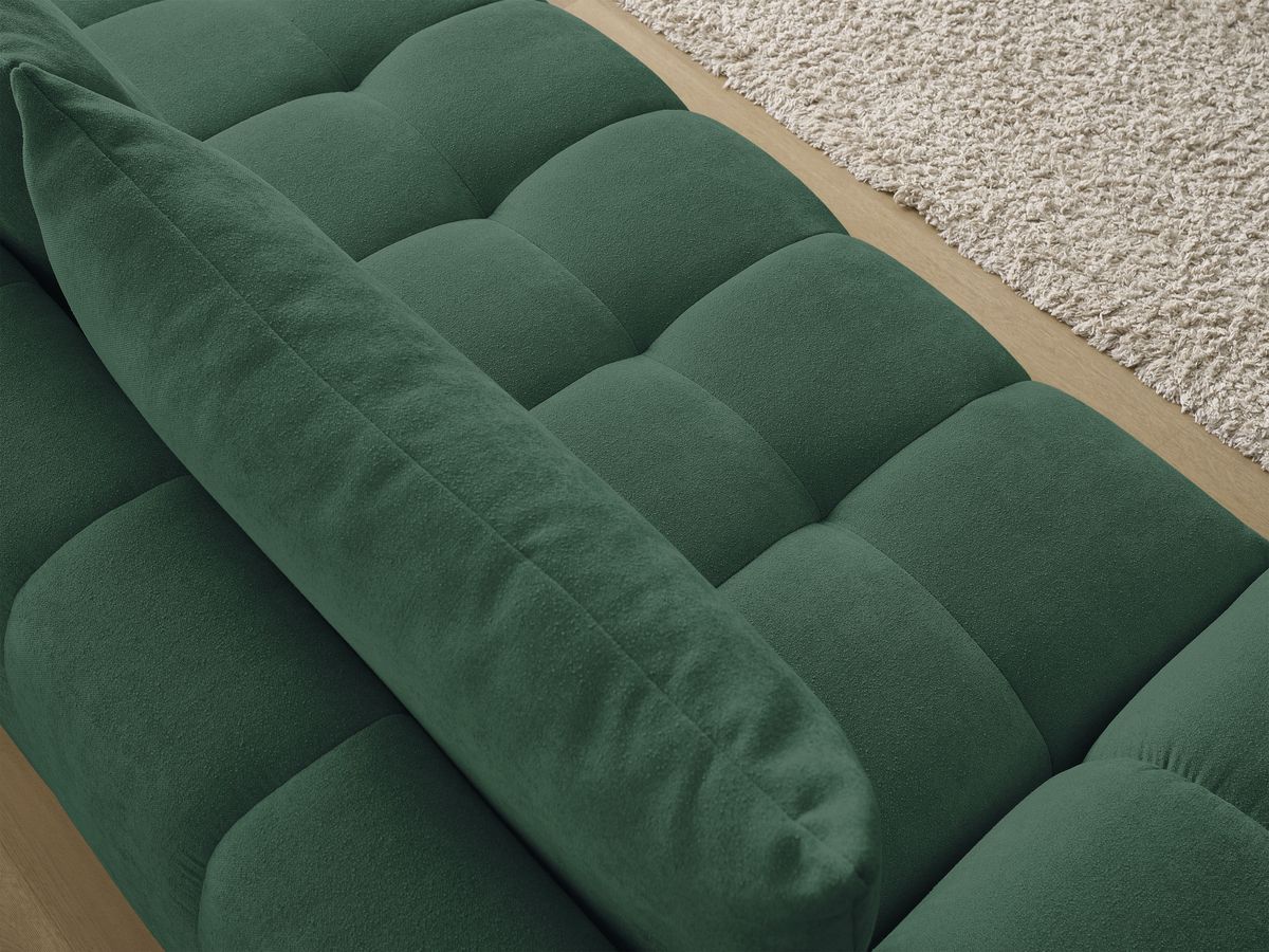 Canapé droit convertible coffre EVEREST tissu texturé