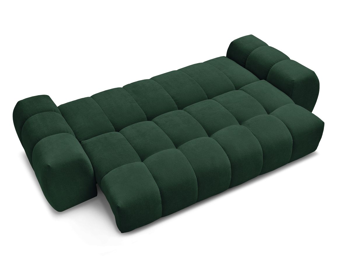 Canapé droit convertible coffre EVEREST tissu texturé