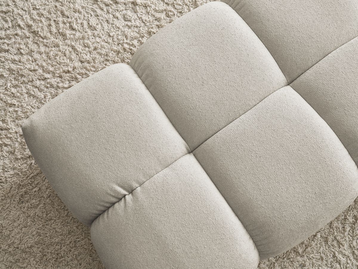 Pouf petit EVEREST tissu texturé