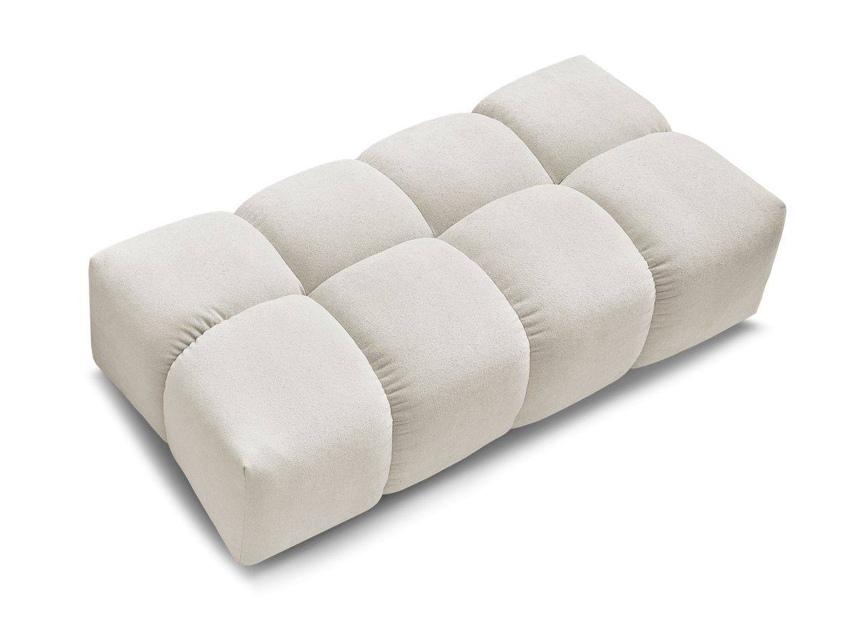 Pouf petit EVEREST tissu texturé
