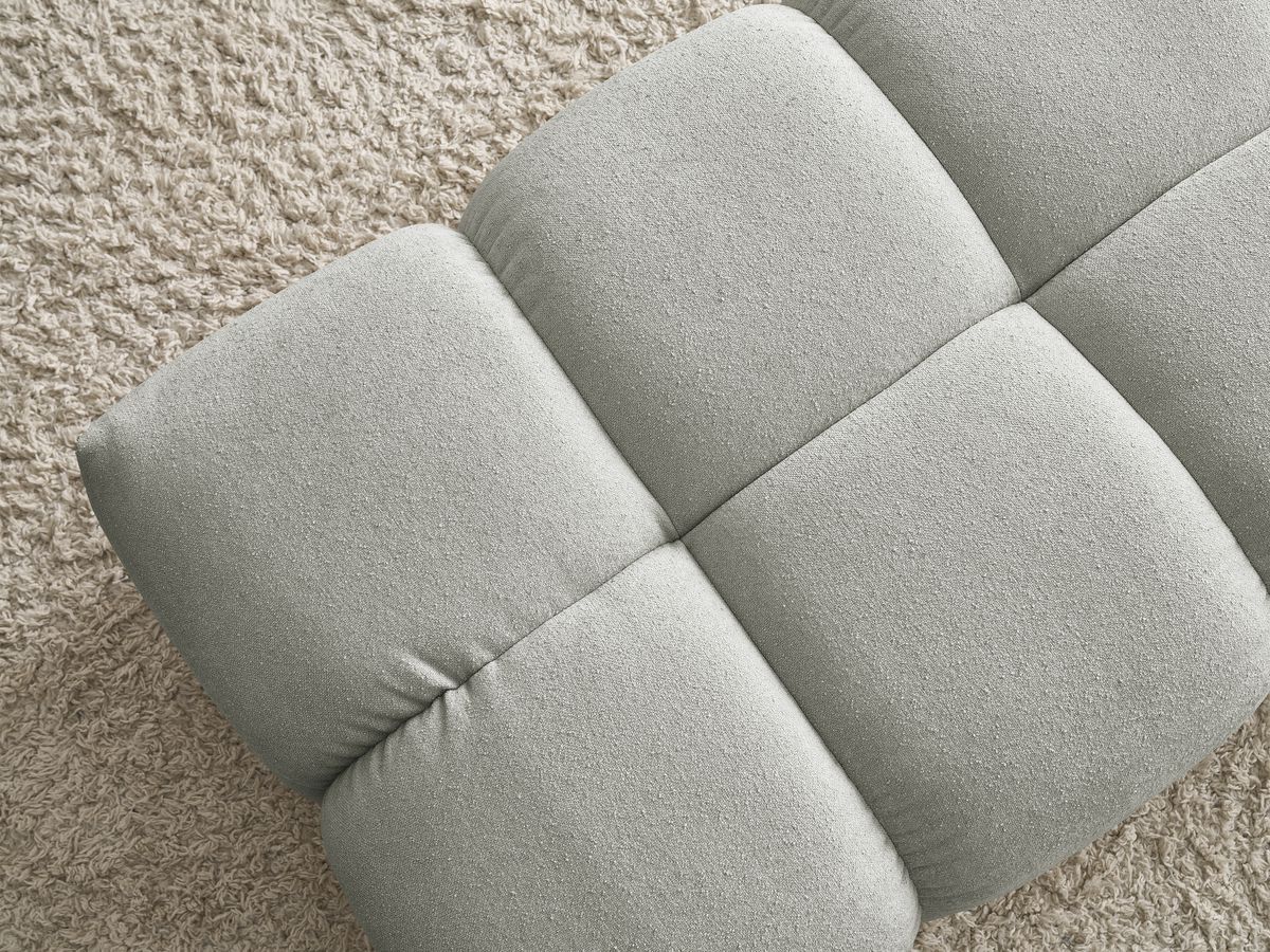 EVEREST kleine poef textuurstof