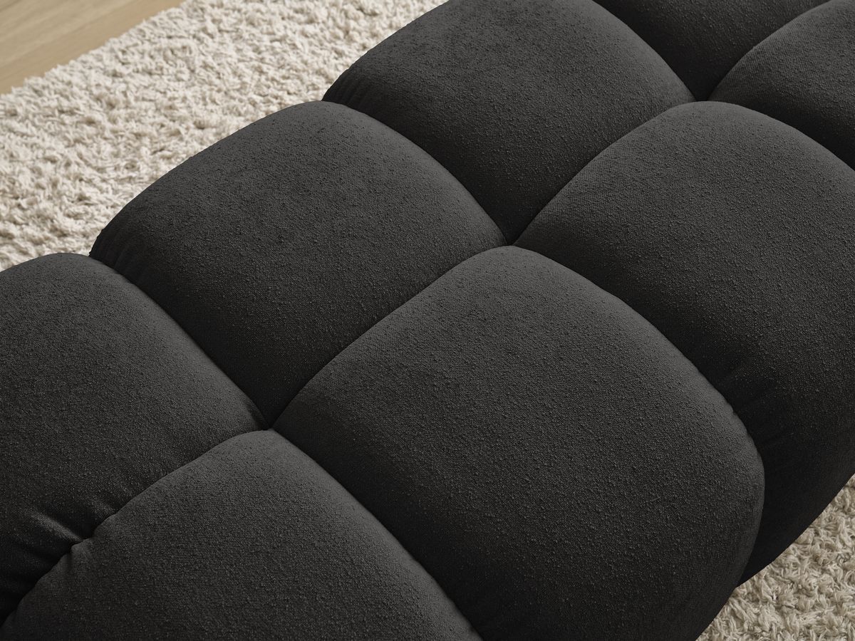 Pouf petit EVEREST tissu texturé