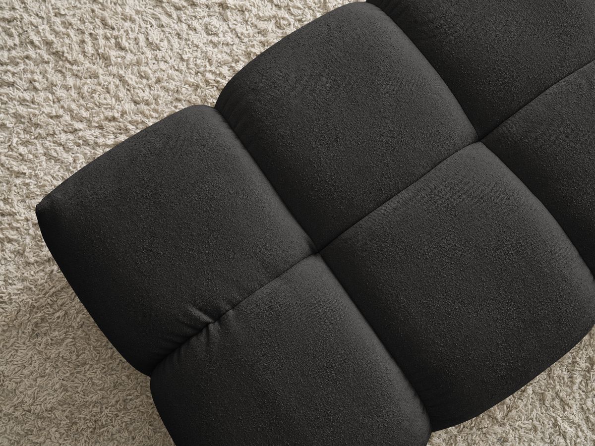 Pouf petit EVEREST tissu texturé