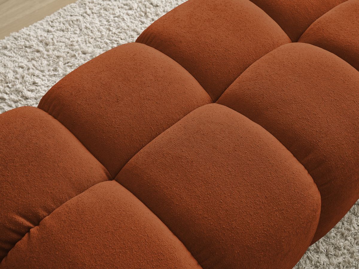 Pouf petit EVEREST tissu texturé