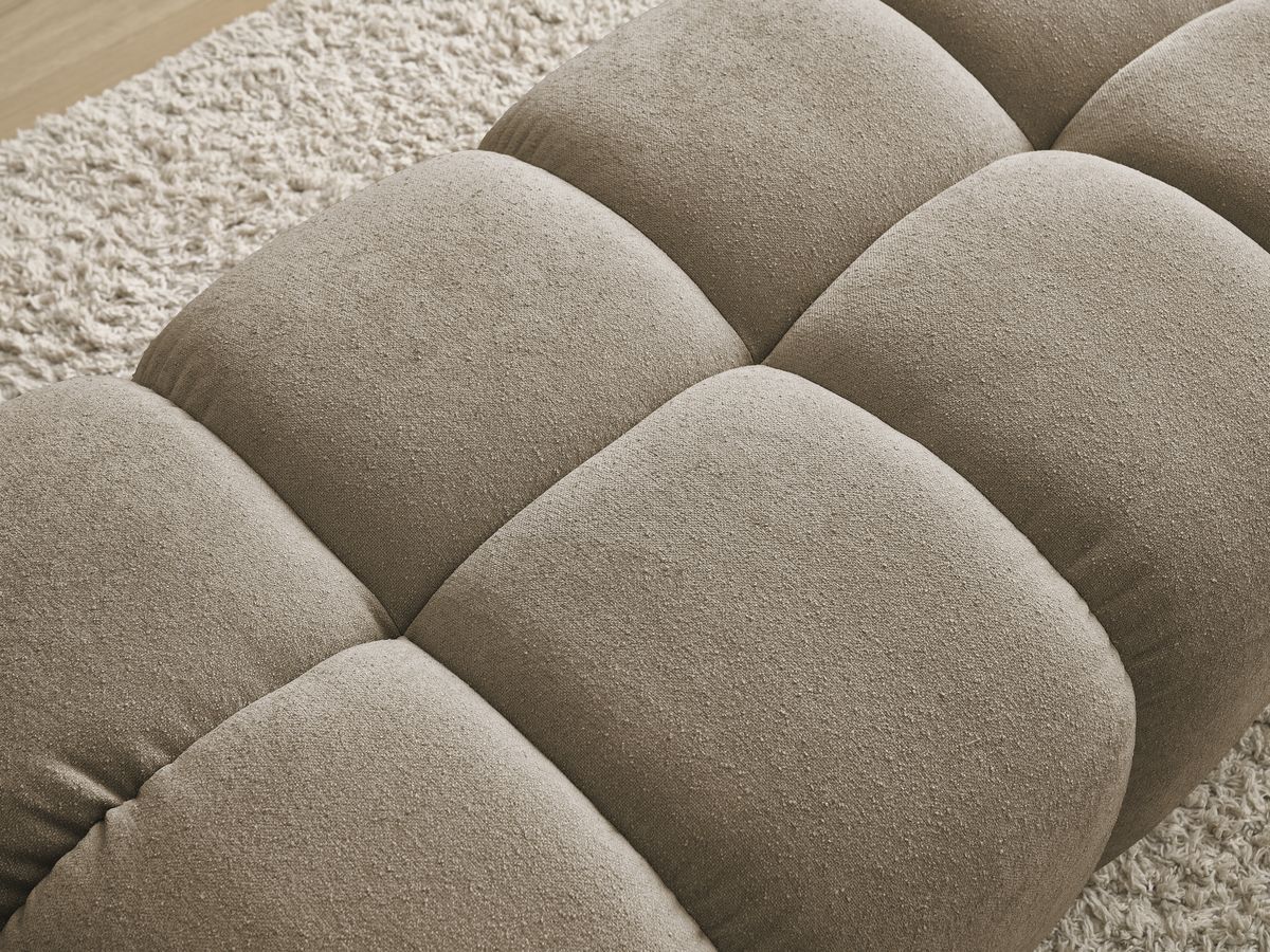 Pouf petit EVEREST tissu texturé