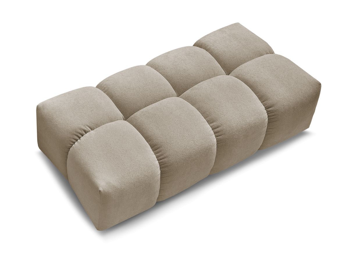 Pouf petit EVEREST tissu texturé