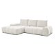 Canapé d'angle convertible coffre EVEREST tissu texturé