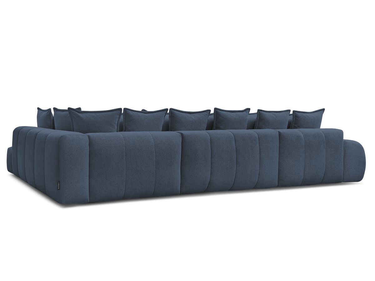 Canapé panoramique convertible coffre EVEREST tissu chiné