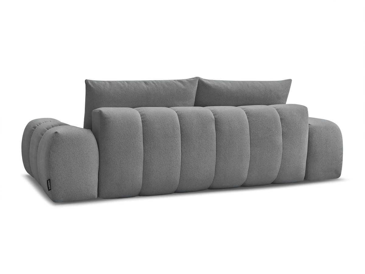 Canapé droit convertible coffre EVEREST tissu chiné