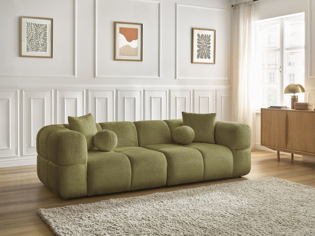 Canapé droit fixe 3 places CRISTINA