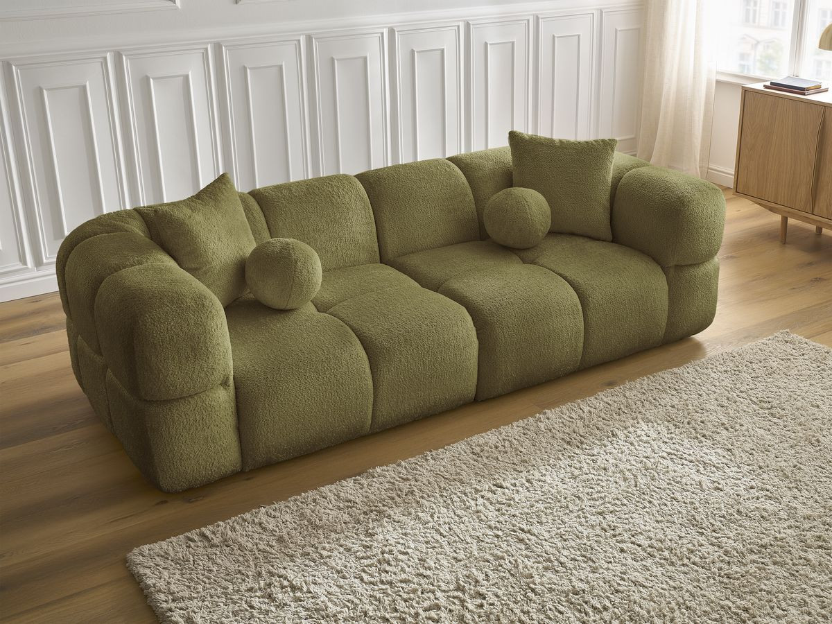 Canapé droit fixe 3 places CRISTINA