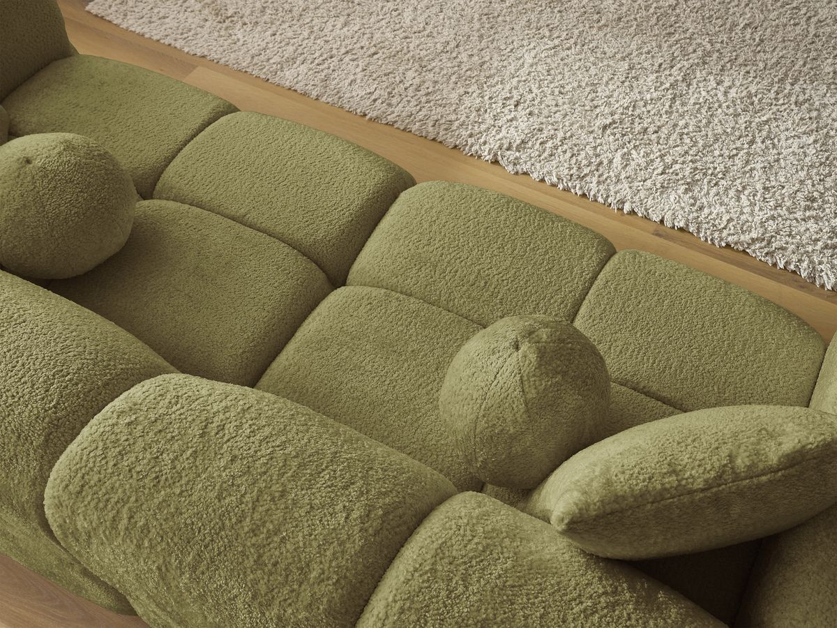 Canapé droit fixe 3 places CRISTINA