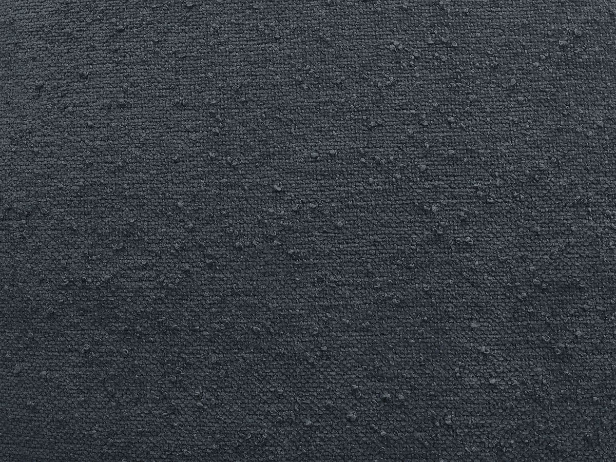 Canapé d'angle L convertible coffre EVEREST tissu texturé avec pouf