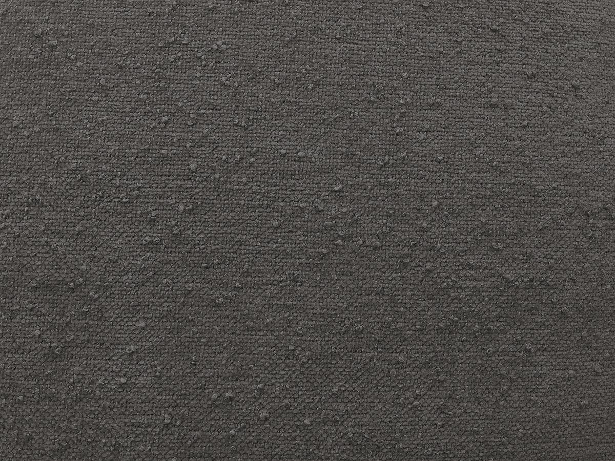 Canapé d'angle L convertible coffre EVEREST tissu texturé avec pouf