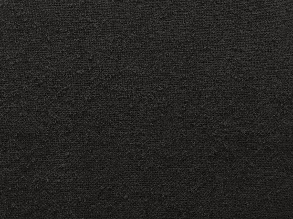 Canapé d'angle L convertible coffre EVEREST tissu texturé avec pouf
